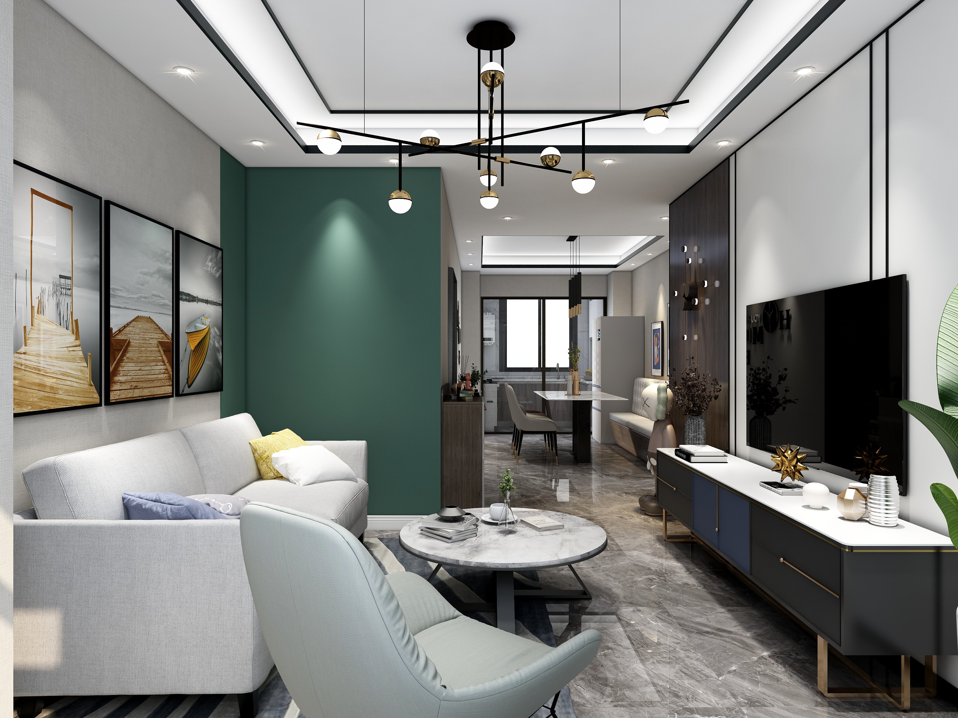 卿志勇-现代轻奢-装修设计方案