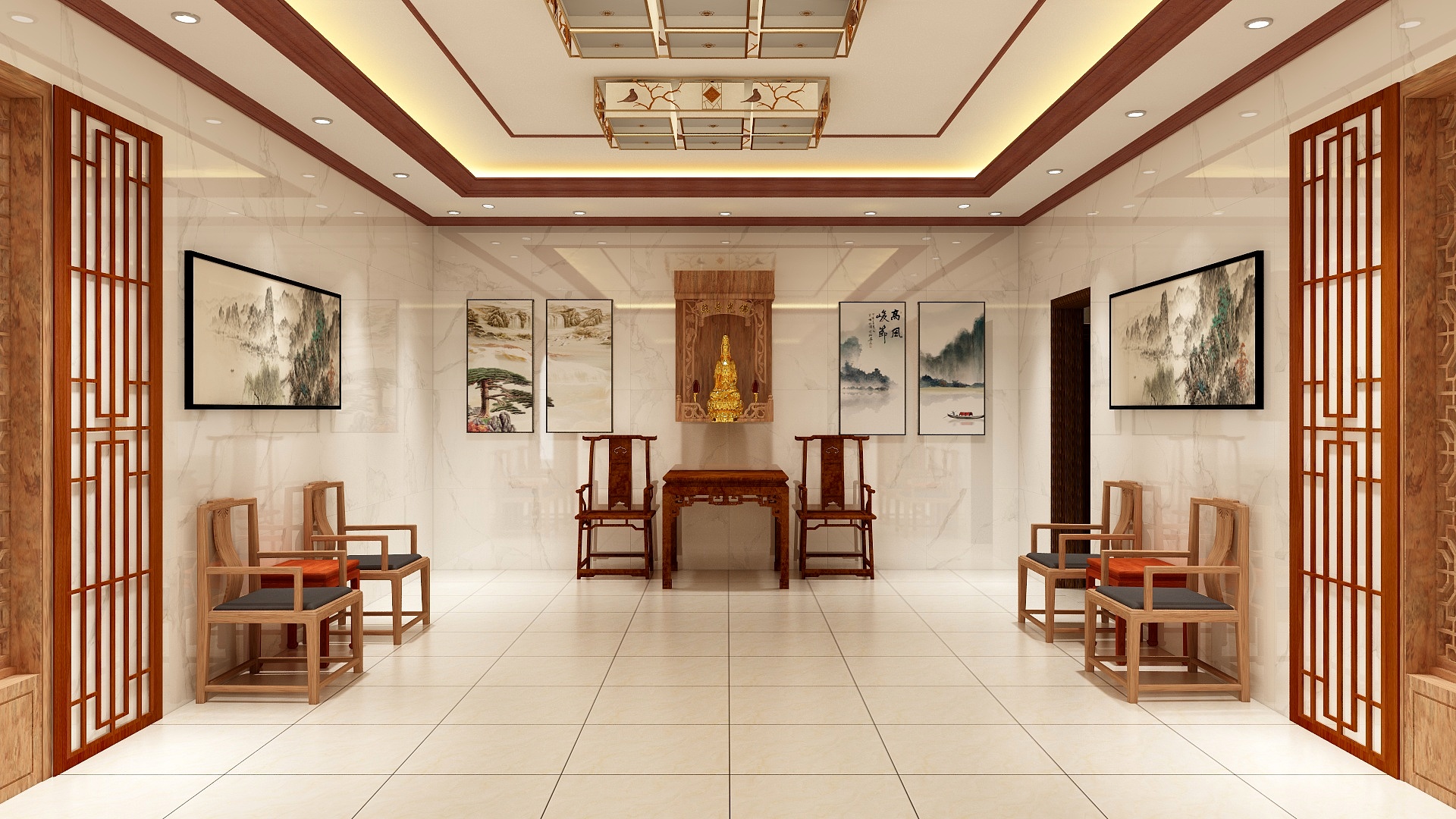 木源家装-新中式-住宅装修效果图