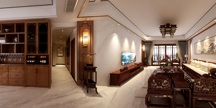 华禹饰家设计工程有限公司-珑城半山8座1601-装修设计方案