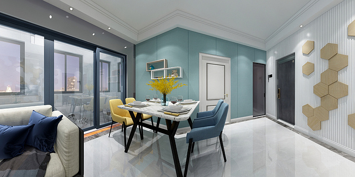 156****8845IKbo-瑞和园89.50㎡B户型3室2厅1卫-装修设计方案