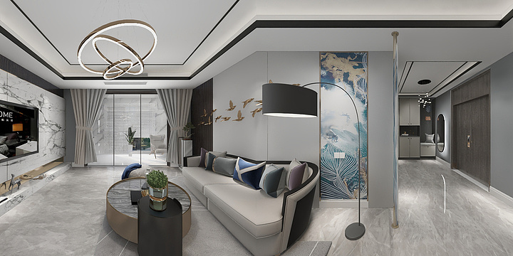 朱茂洋-善国盛景-全屋全景-装修设计方案