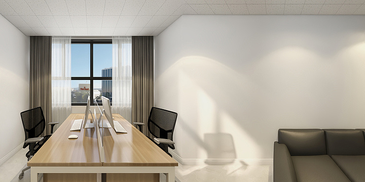 CHENHONG1-首汽办公室建模-装修设计方案