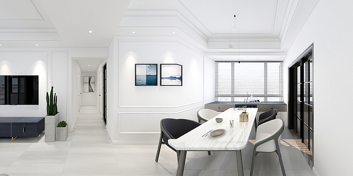 装饰效果设计1-东部现代城39-2304#-装修设计方案