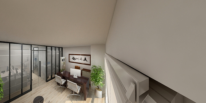 丶柚子味的貓-创导广告办公室-装修设计方案