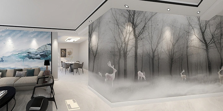 鸡泽欧雅壁纸-龙城南楼1304-装修设计方案