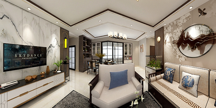 城市装修-交通局在武装部对面-装修设计方案