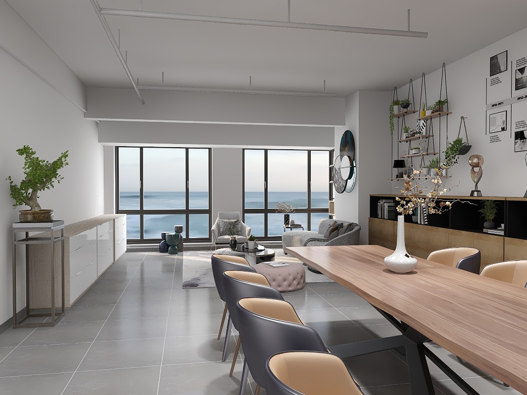 无澜eSfO-保险公司办公室-装修设计方案