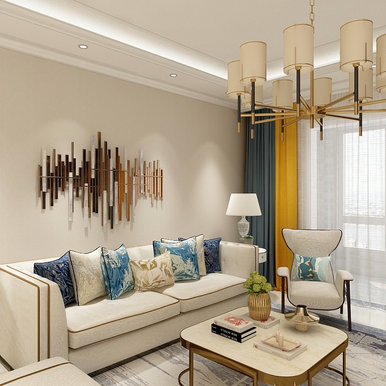 北翱设计-怡心岛两室-装修设计方案