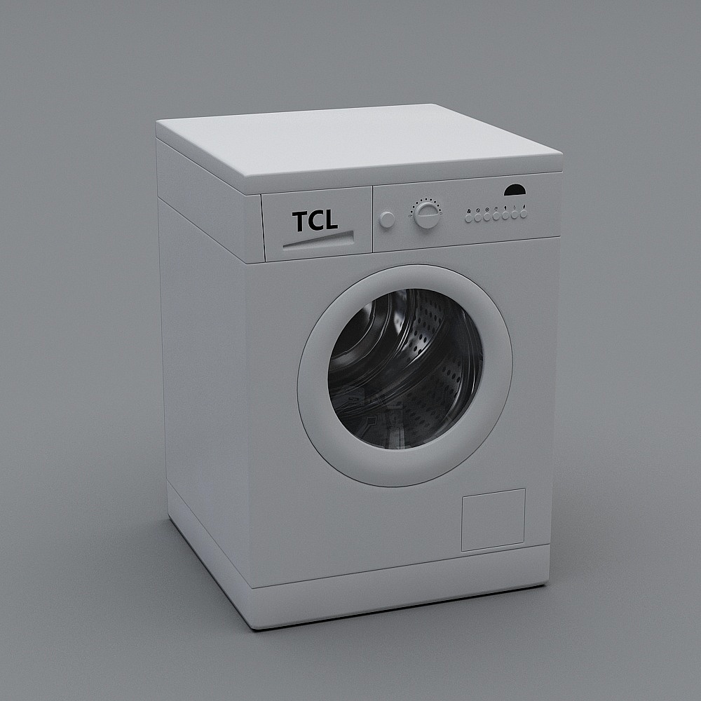 TCL洗衣机3D模型