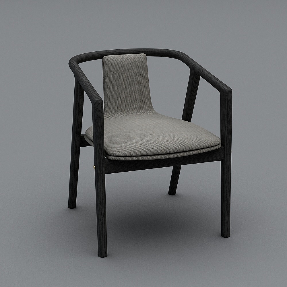 0102书椅深-改尺寸3D模型