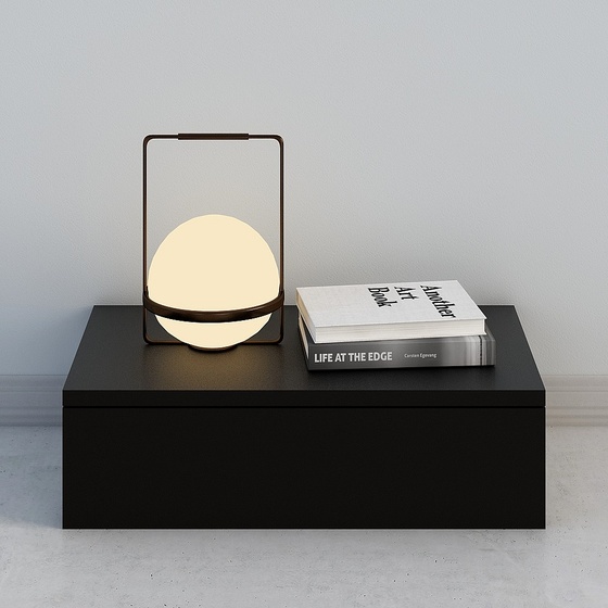 Modern Nightstands,Black