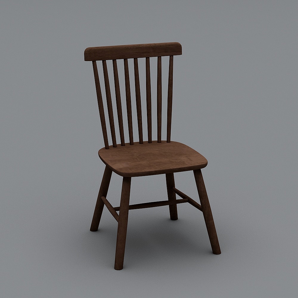 温莎椅3D模型