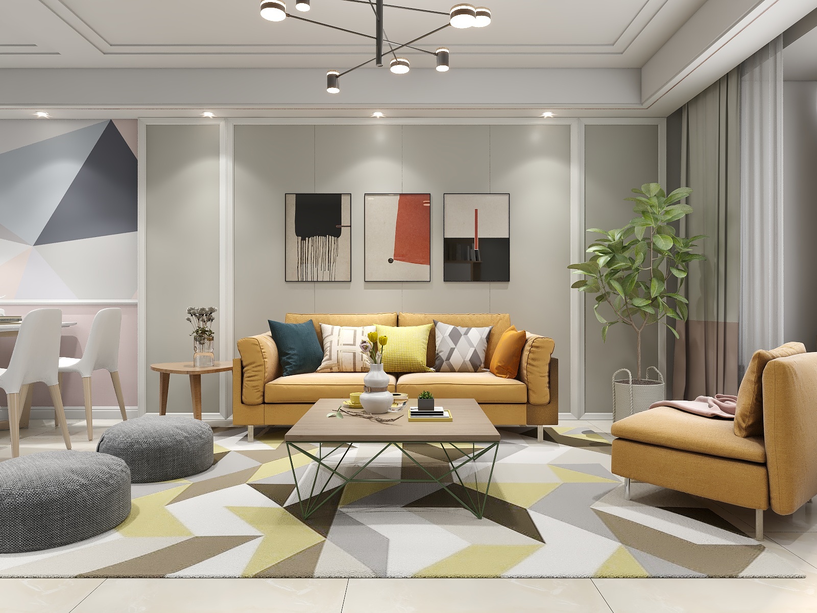 幸福一家设计-锦绣阳光城0626-装修设计方案