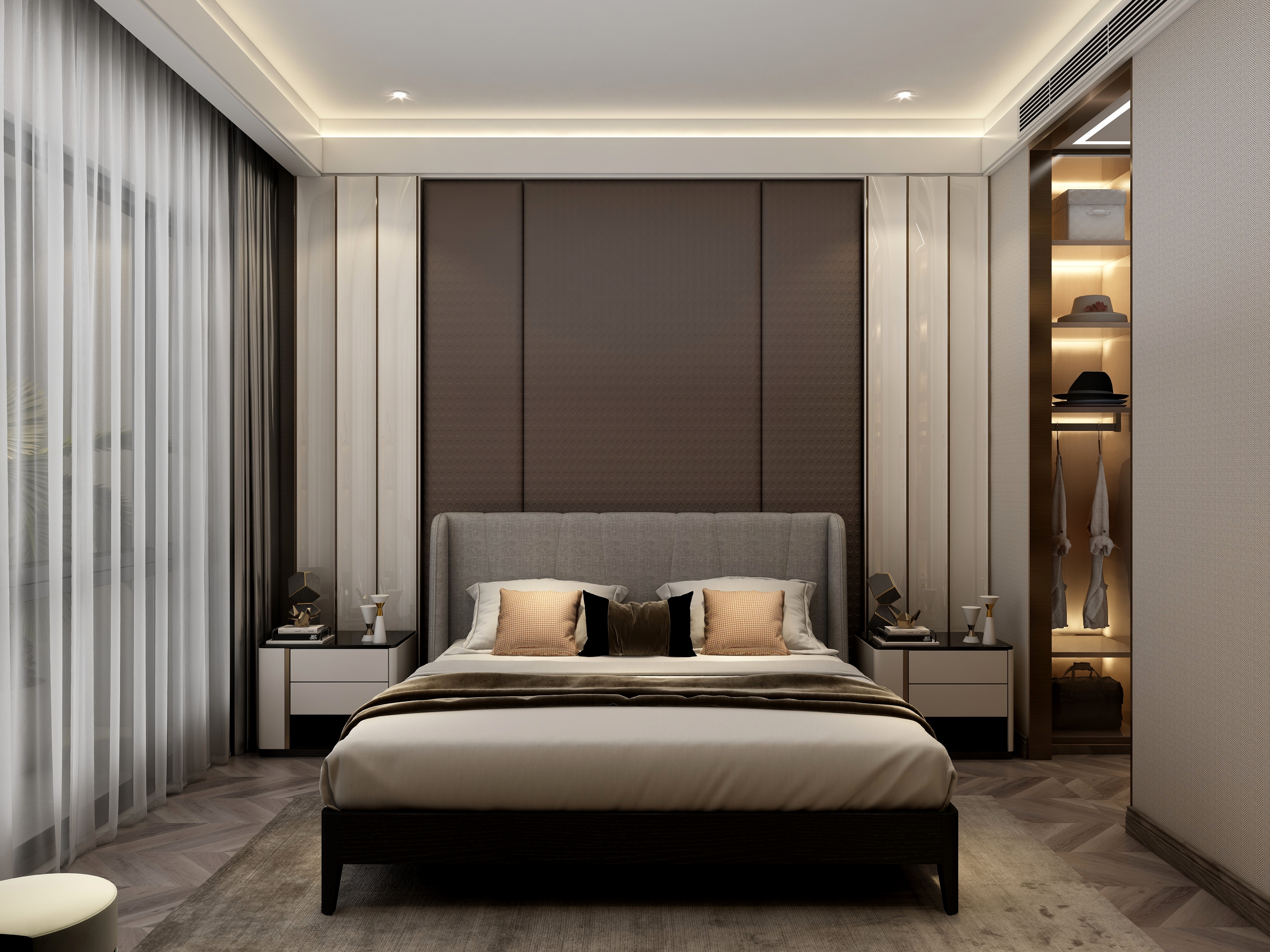 梁筑设计-《复式》环氧270平装修效果图