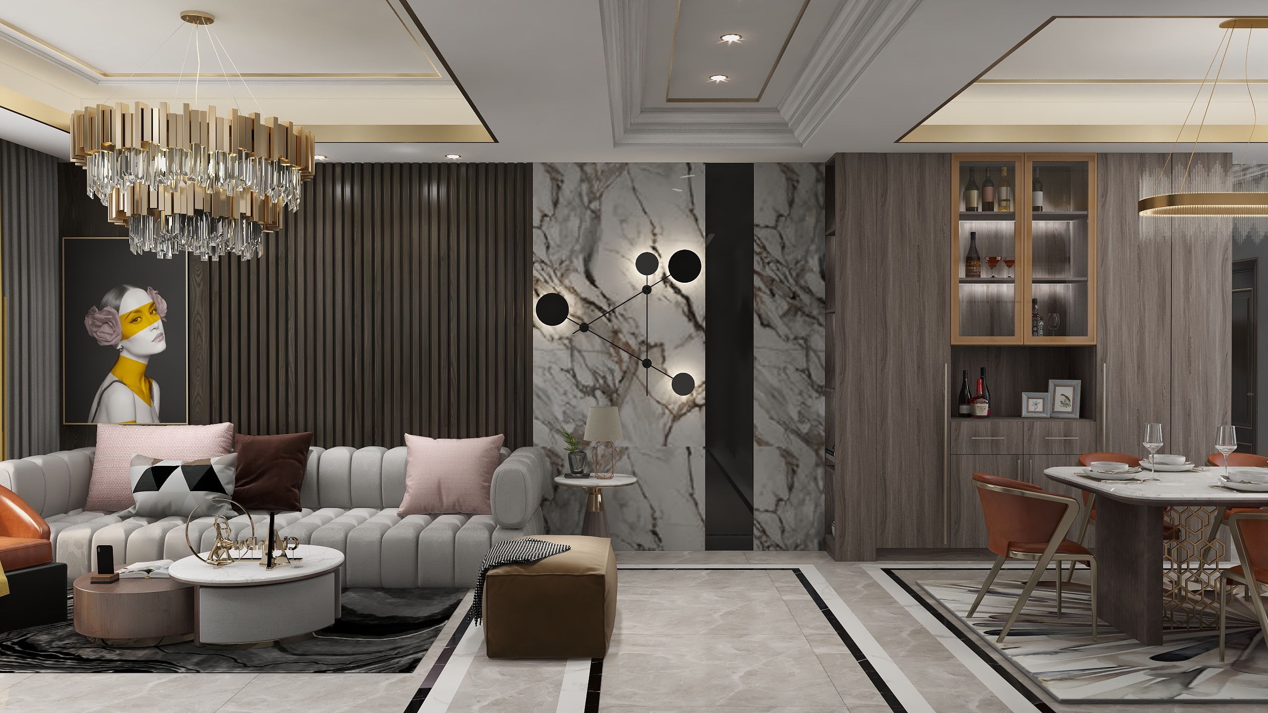 恩帝endi-金域华府2-504现代轻奢-装修设计方案