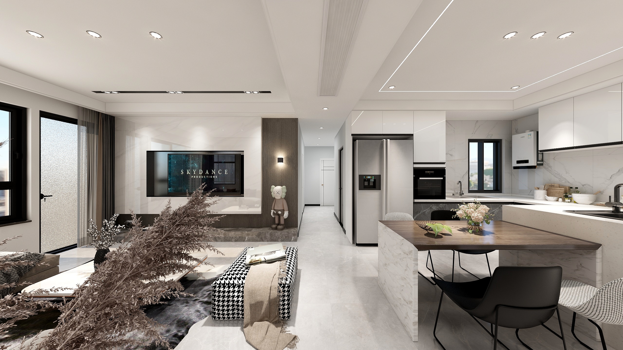 PengTianYu丶44-万科双水岸（现代）-装修设计方案