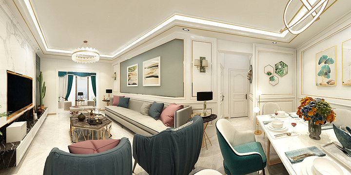 Grey王-大理市 水岸华府8栋1101室-装修设计方案