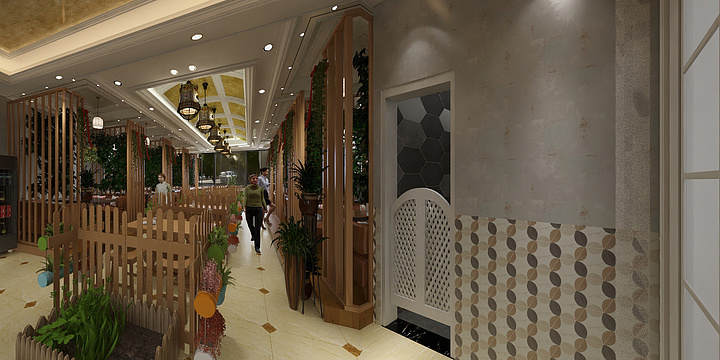 城市空间杜斌-喻总民餐店-装修设计方案