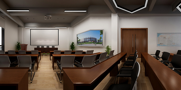 怡家家居-信息化培训室-装修设计方案