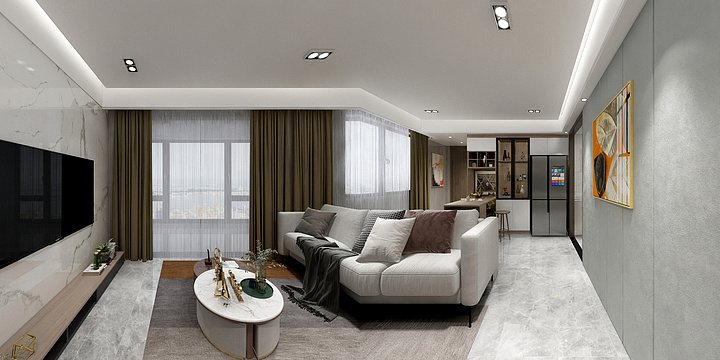 韩柚子-东湖天屿二期3401-装修设计方案