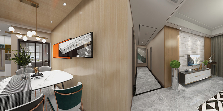 李伟魏Lww-龙湖香醍璟宸128装修效果-装修设计方案