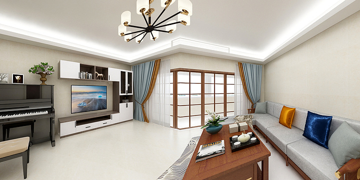 三方衣柜-学府南苑19栋701-装修设计方案