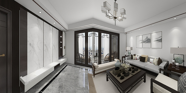 AboutYOUOebJ-明德学府140新中式-装修设计方案