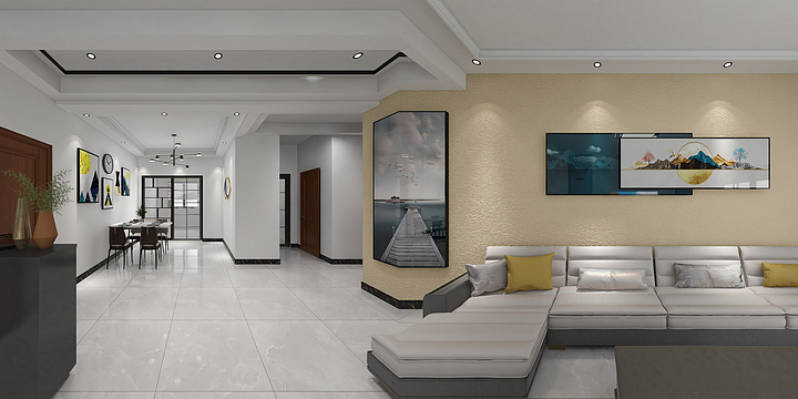 泰安臻龙双云装饰设计-中达尚城25号楼-装修设计方案