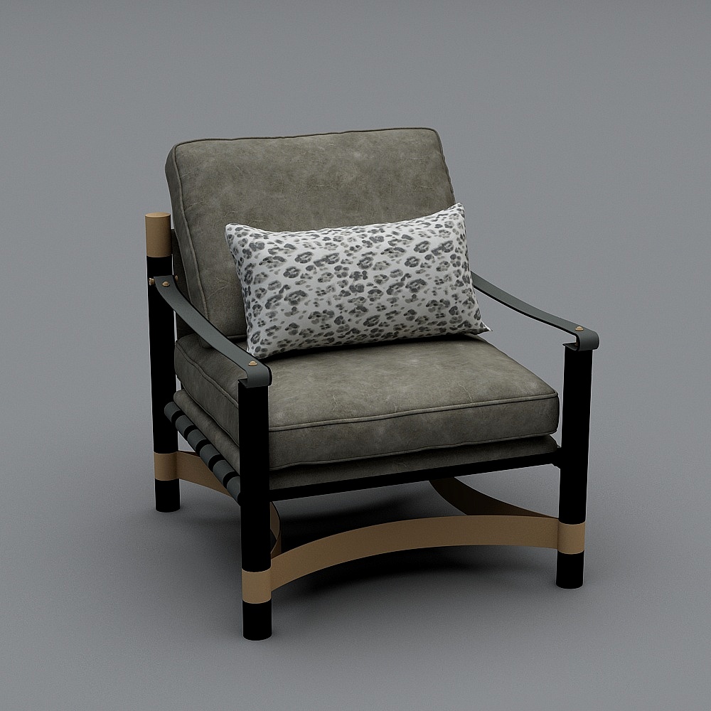 拉卡萨-CCB-CH0007-1-休闲椅3D模型