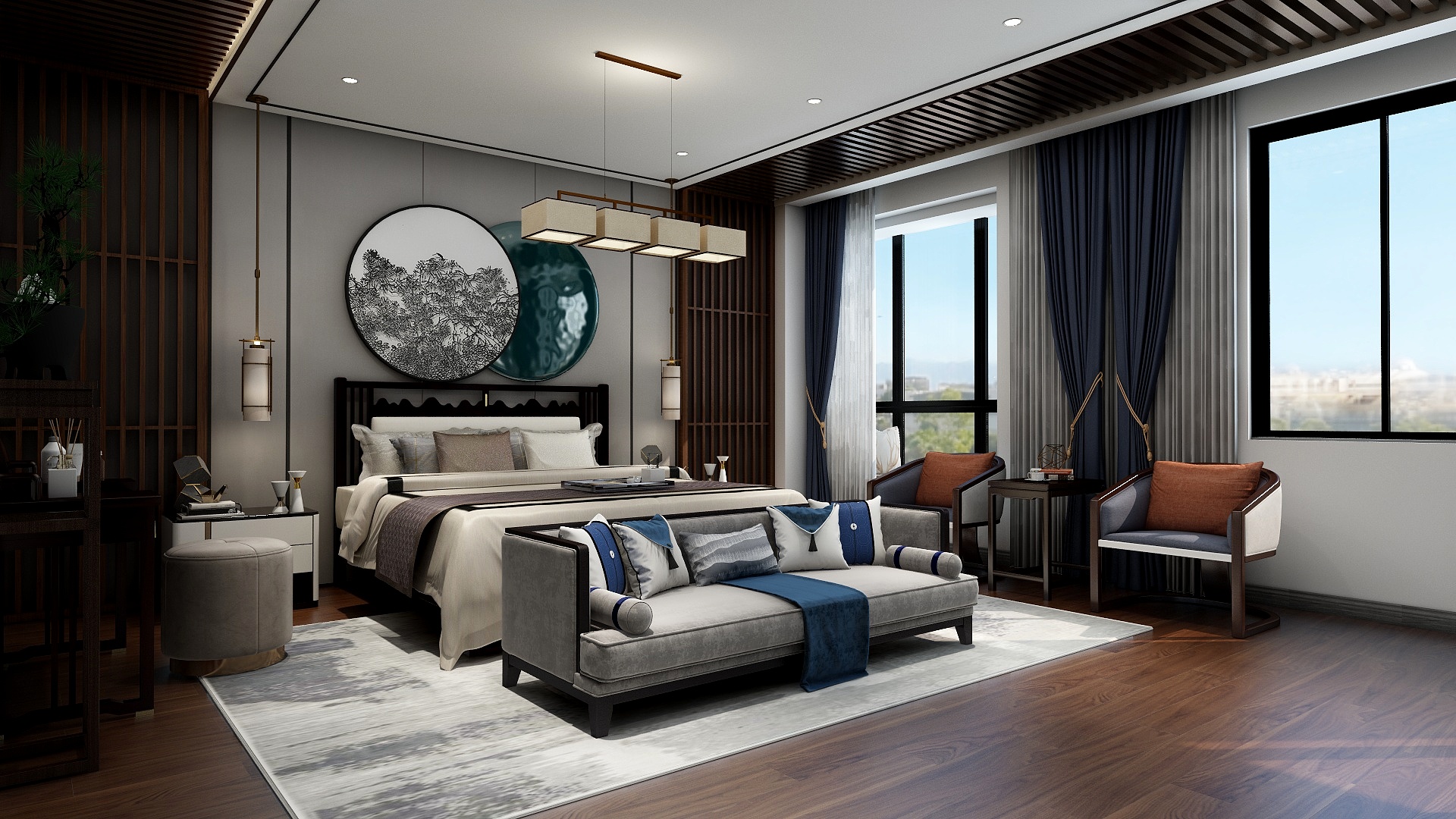 旧辞e-凤鸣苑三楼主卧-装修设计方案