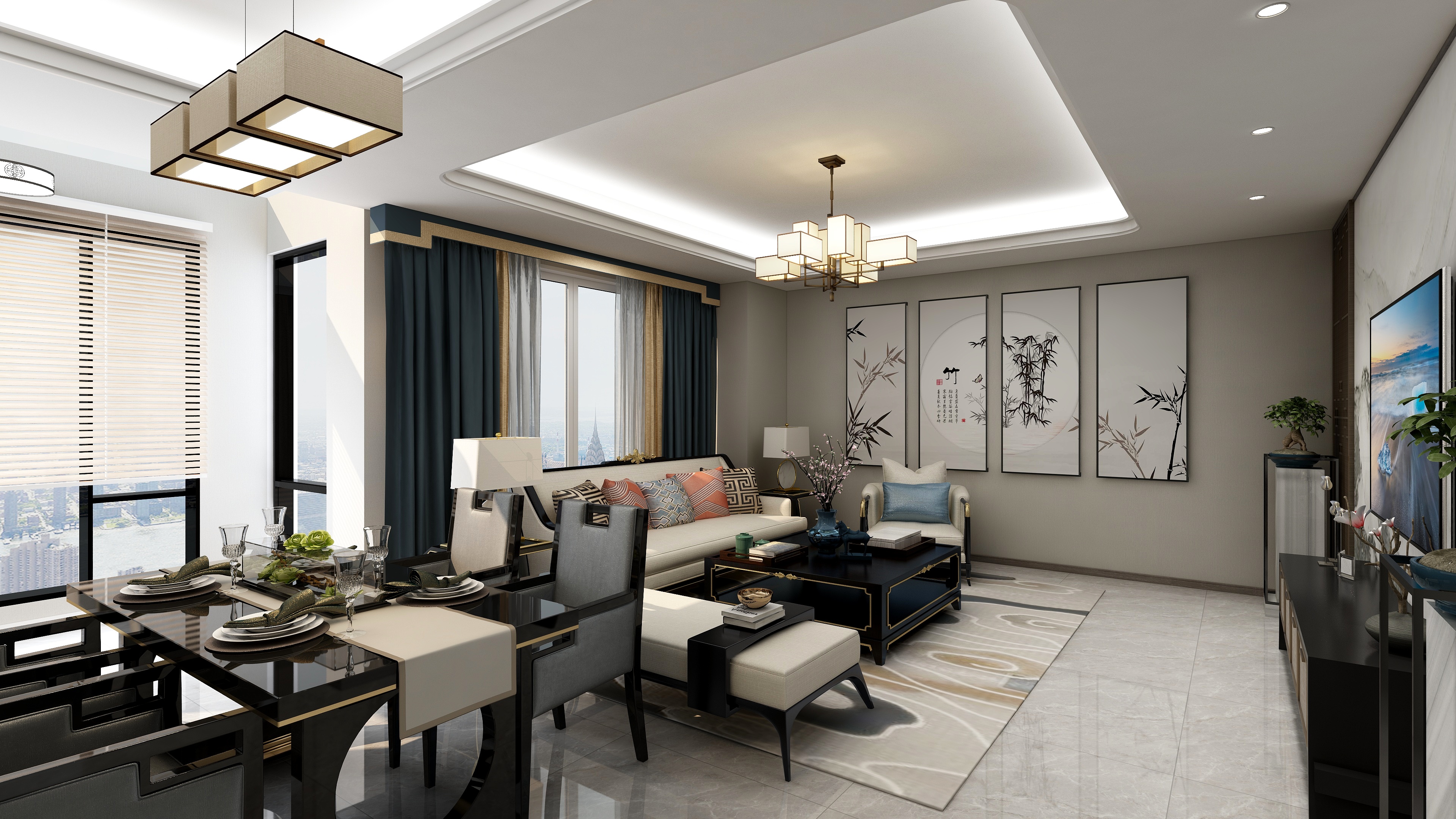 大邑伊恋-城市绿洲18-1-1302欧式-装修设计方案