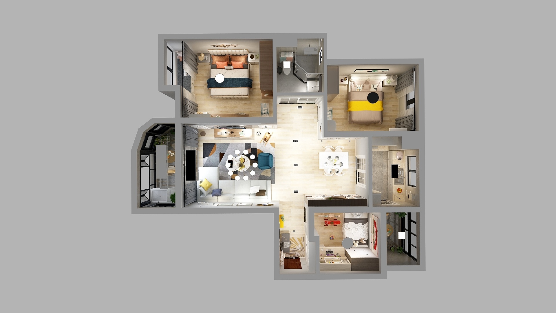 孙松-碧桂园城市花园-装修设计方案