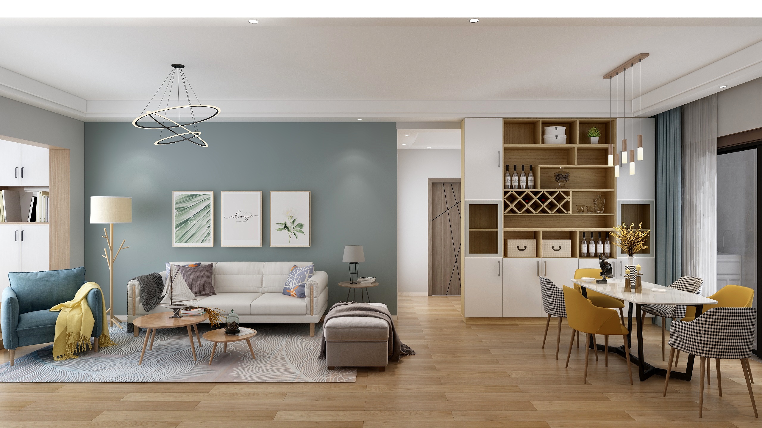 PK空间設記-君御海城-北欧装修效果图