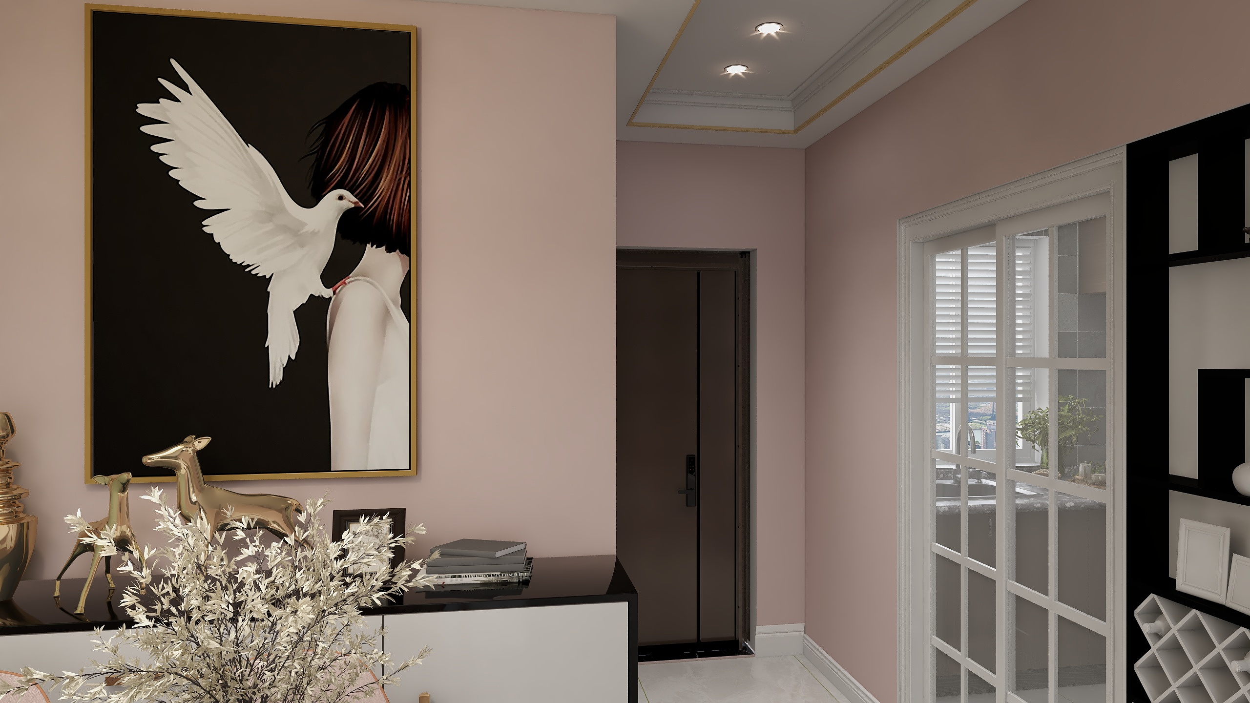 廖建华LIAOJIANHUA-德信海德公园83.00㎡A2’3室2厅1卫1厨-装修设计方案