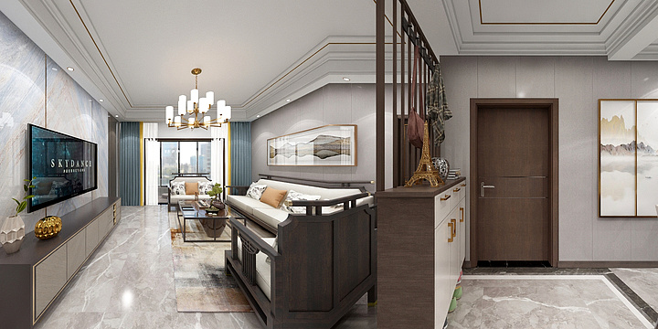 尘曦设计-花城120-装修设计方案