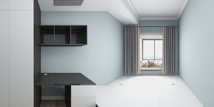 何丹丶-翡翠华庭 1#1902效果图-装修设计方案