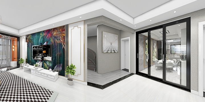 菜叔-长安世纪城杨总家-复式楼-装修设计方案