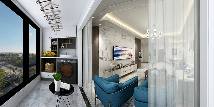 桃夭123-铭源装饰金蓝湾A区李府装修效果图-装修设计方案