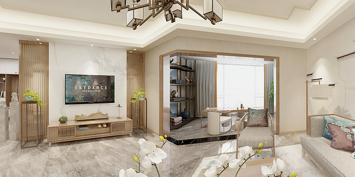 廖冰杰-江悦台——禅意新中式-装修设计方案