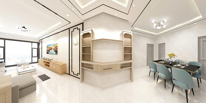 冠特全屋定制杨如意-思源学校对面周总-装修设计方案