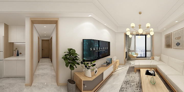 张光杰设计-日式风格—香悦云庭-装修设计方案