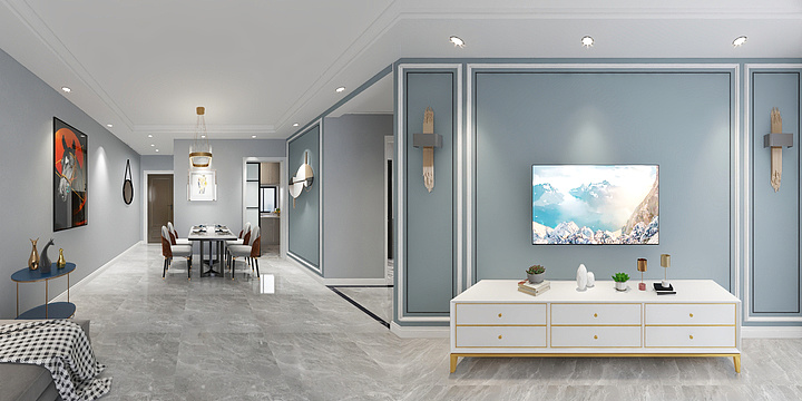 设计师史宁宁-保利茉莉公馆轻奢史宁宁-副本-装修设计方案