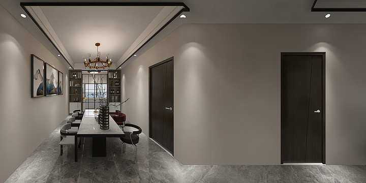 星锋装饰徐工-信华城罗女士效果图-装修设计方案