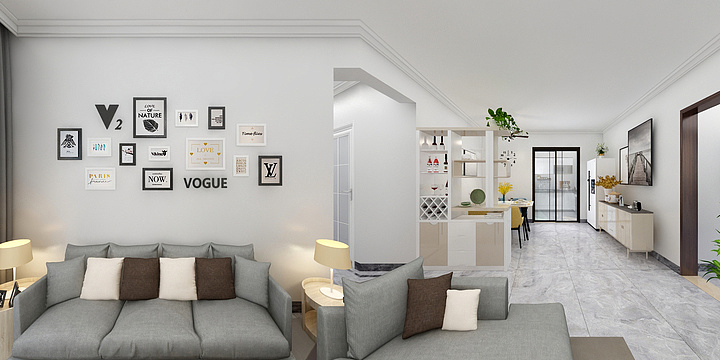 容县峰度陶瓷-万盛名都-装修设计方案