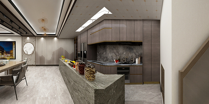 凡尘lOPu-联发红骏别墅地下一层-装修设计方案