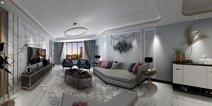 木槿肆寒-联丰佳苑轻奢-装修设计方案