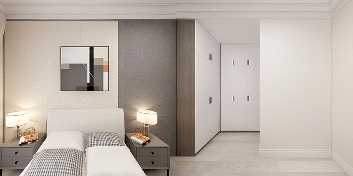 维恩维恩-兴华苑D区90m²百度装饰-装修设计方案