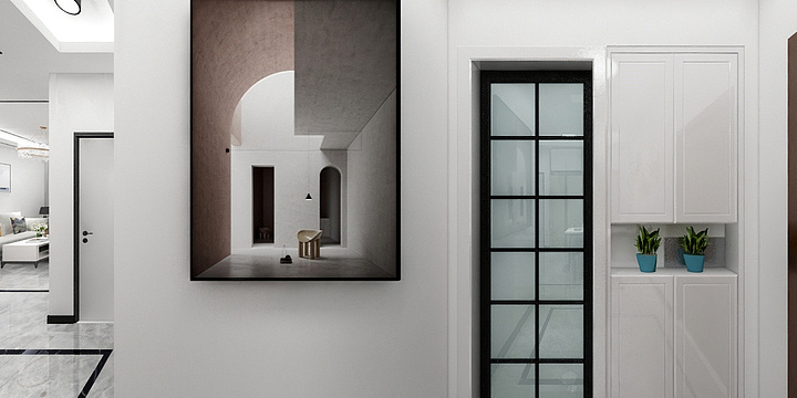 简简单单-福海花园-装修设计方案