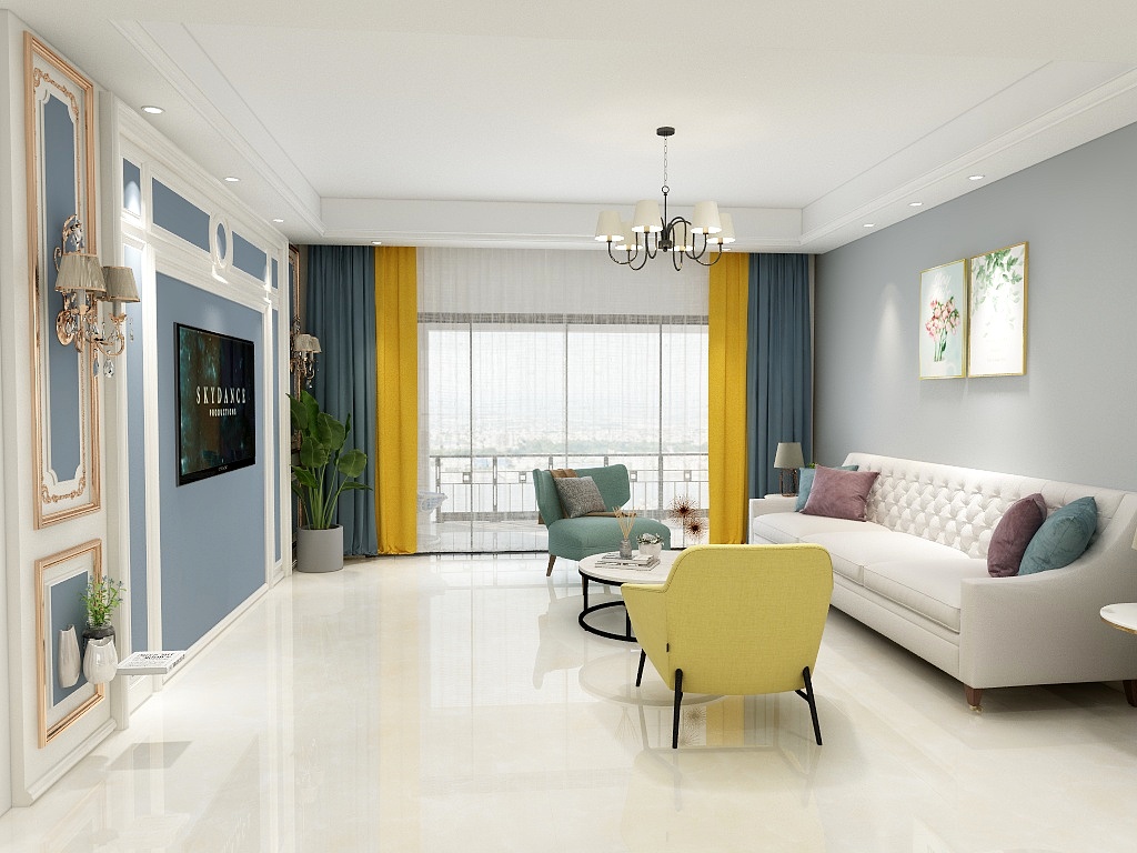 飒凯装饰小花-埔前华府-欧式-装修设计方案