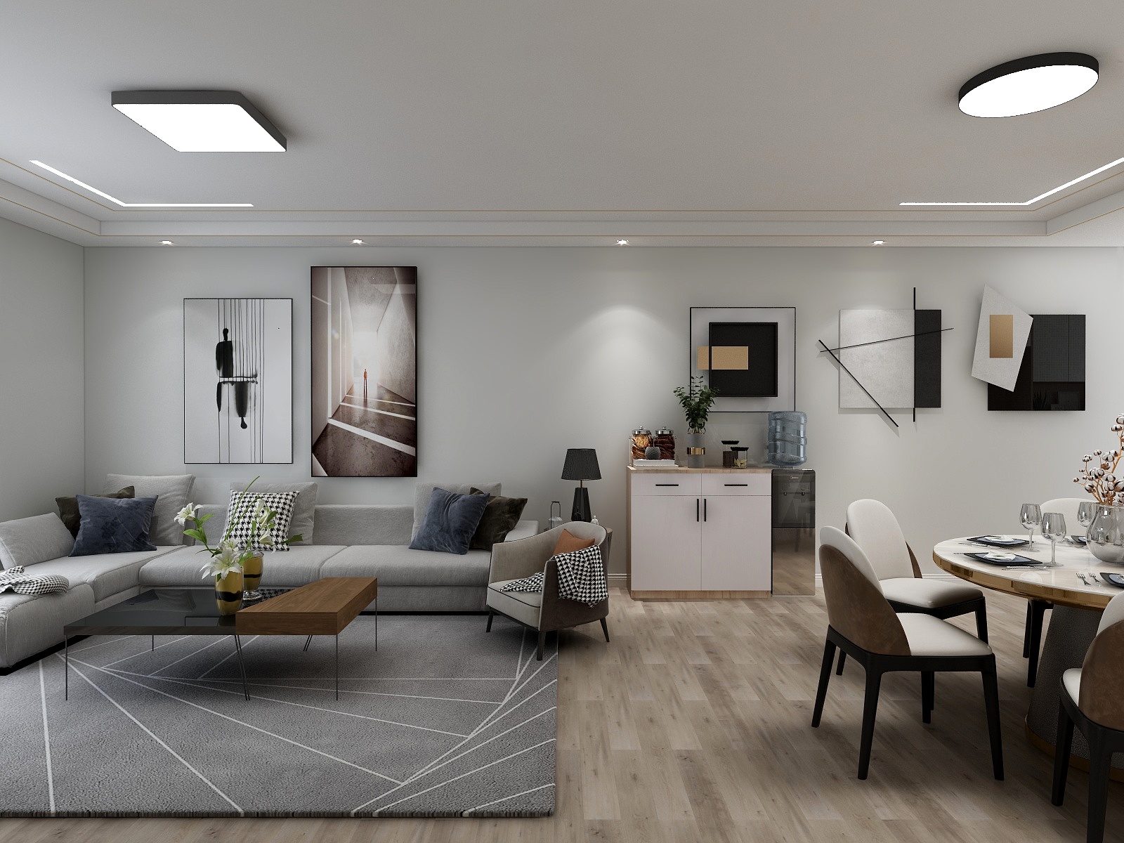 Kk吖-万彩城市花园A4-12-3604-装修设计方案